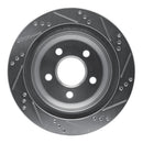 R1 98-02 Chevrolet Camaro Front & Rear Drilled & Slotted Silver Brake Rotor Set