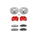 Power Stop 11-14 Ford Mustang Front & Rear Z26 Street Warrior Brake Kit w/Calipers
