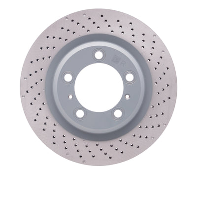 DFC 12-16 Porsche 911 Right Rear Drilled GeoSPEC Coated Rotor