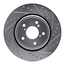 R1 16-25 Honda Passport Front & Rear Drilled & Slotted Silver Brake Rotor Set