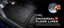 3D MAXpider 777-1 Universal Kagu Black Mat 4pcs (Size: L Front L 28in x W 21in Rear L 20in x 21in)