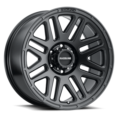 Raceline 944B Outlander 20x9in / 5x139.7 BP / 18mm Offset / 106.5mm Bore - Satin Black Wheel
