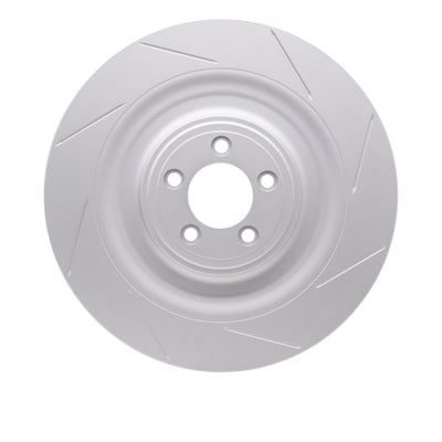 DFC 08-09 Jaguar XKR Left Front GeoSPEC Coated Rotor - Slotted