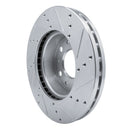 R1 14-25 Ram Promaster 2500 Front Left Drilled & Slotted Silver Brake Rotor