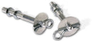 Moroso Hood Pin Set - 3/8in - Aluminum - 2 Pack