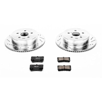 Power Stop 09-11 Lexus GS350 Front & Rear Z23 Evolution Sport Brake Kit w/Calipers