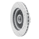 R1 85-92 Chevrolet Camaro Front Left Drilled & Slotted Silver Brake Rotor