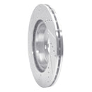 R1 15-23 Mercedes-Benz C300 Coupe & Convertible Rear Right Drilled & Slotted Silver Brake Rotor