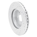 R1 13-19 Cadillac ATS Front & Rear Drilled & Slotted Silver Brake Rotor Set