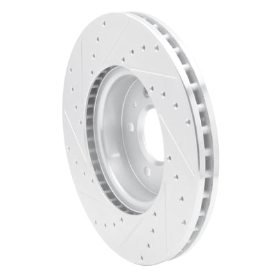 R1 13-26 Cadillac CT4 Front Drill & Slot Silver Rotors