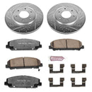 Power Stop 08-10 Nissan Titan Front and Rear Z36 Truck & Tow Kit w/Cals