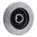R1 88-96 Chevrolet C2500 Front Right Drilled & Slotted Silver Brake Rotor