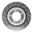 R1 07-22 Toyota Land Cruiser Front & Rear Drill & Slot Silver Rotors