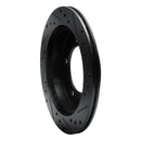 R1 91-98 Chevrolet Tracker Front Left Drilled & Slotted Black Brake Rotor