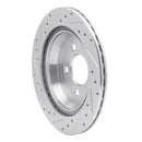 R1 94-04 Ford Mustang Front & Rear Drilled & Slotted Silver Brake Rotor Set