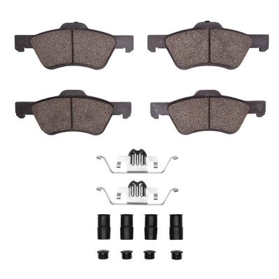 DFC 05-12 Ford Escape Front 4000 HybriDynamic Brake Pads and Hardware Kit