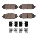 DFC 18-25 Jeep Wrangler Rear Ultimate Duty Performance Brake Pads and Hardware Kit
