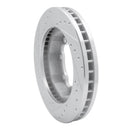 R1 92-00 Chevrolet K3500 Front Right Drilled & Slotted Silver Brake Rotor