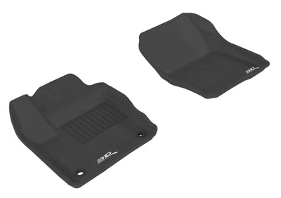 3D MAXpider 2012-2018 Ford Focus Kagu 1st & 2nd Row Floormats - Black