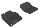 3D MAXpider 2012-2018 Ford Focus Kagu 1st & 2nd Row Floormats - Black