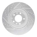 R1 04-11 Mazda RX-8 Front & Rear Drilled & Slotted Silver Brake Rotor Set