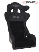 PRP Echo Composite Seat- Black (PRP Black Outline/Delta Black- Black Stitching)