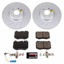Power Stop 2018 Mercedes-Benz C350e Front & Rear Z23 Evolution Sport Coated Brake Kit