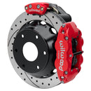 Wilwood kit rear EPB FNSL4R big ford new style 2.50 offset 12.88 rotor 6 lug SRP red
