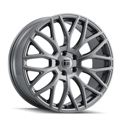 Touren 3276 TR76 17x8 / 5x114.3 BP / 35mm Offset / 72.6mm Hub Gloss Graphite Wheel