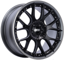 BBS CH-RII 21x9.5 5x112 Satin Black Wheel w/ Polished SS Lip w/ Motorsport Etch
