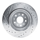 R1 20-24 Jeep Wrangler Front & Rear Drilled & Slotted Silver Brake Rotor Set