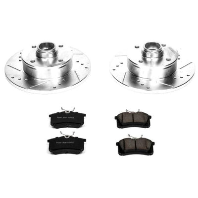 Power Stop 99-02 Volkswagen Cabrio Front & Rear Z23 Evolution Sport Brake Kit