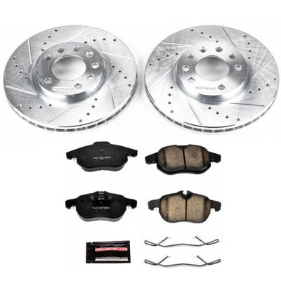 Power Stop 03-11 Saab 9-3 Front & Rear Z23 Evolution Sport Brake Kit