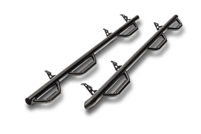 N-Fab Nerf Step 07-13 Chevy-GMC 2500/3500 Crew Cab 6.5ft Bed - Tex. Black - Bed Access - 3in