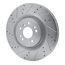 R1 13-19 Mercedes-Benz GLS350d Front & Rear Drilled & Slotted Silver Brake Rotor Set