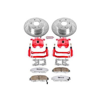 Power Stop 99-03 Acura TL Front & Rear Z26 Street Warrior Brake Kit w/Calipers