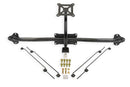 BMR 14-19 Chevrolet Corvette C7 Bolt-On Parachute Mount - Black Hammertone