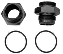 Moroso Vacuum Pump Fitting 16An to -16An w/O-Ring - Aluminum - 2 Pack