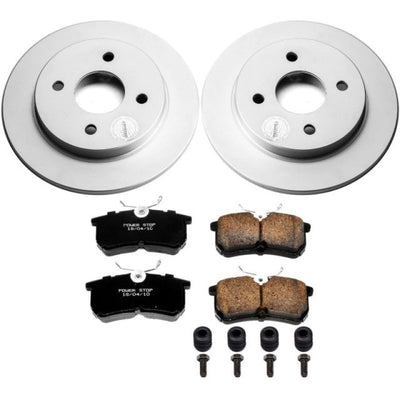 Power Stop 05-07 Ford Focus Front & Rear Z17 Evolution Geomet Coated Brake Kit
