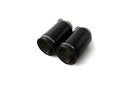 Remus Stainless Steel 98mm Straight Black Chrome w/Carbon Insert Tail Pipe Set (Quad Tips)
