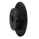 R1 92-03 Lexus ES300 Rear Right Drilled & Slotted Black Brake Rotor