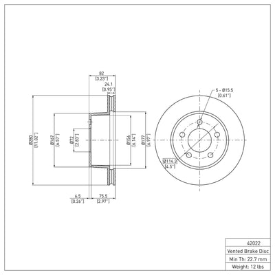 DFC 93-98 Jeep Grand Wagoneer Front & Rear Geospec Rotors