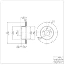 DFC GeoSPEC Coated Rotors - Plain