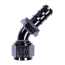Russell 12AN Twist-Lok 45 Degree Hose End - Black