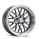 Ridler 607 20x8.5 / 5x120.65 BP / 0mm Offset / 83.82mm Hub Gloss Grey Machined Wheel