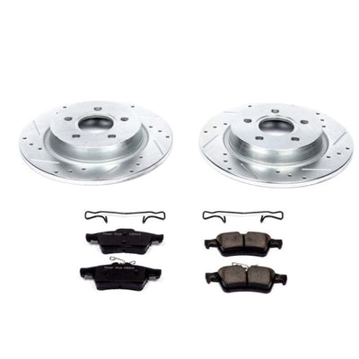 Power Stop 12-13 Volvo C30 Front & Rear Z23 Evolution Sport Brake Kit