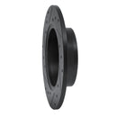 R1 99-05 Audi A6 Quattro Rear Right Drilled & Slotted Black Brake Rotor