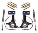 MaxTrac 16-18 GM C1500 2WD w/Stamped Steel Susp. 5in/3in MaxPro Elite Spindle Lift Kit w/FOX Shocks