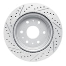 R1 19-26 Cadillac Escalade Rear Right Drilled & Slotted Geo-Carbon Rotor
