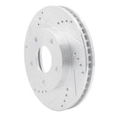 R1 98-05 Chevrolet S10 Front & Rear Drilled & Slotted Silver Brake Rotor Set